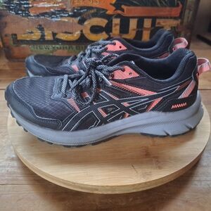 Asics Trail Scout 2 Running Walking Shoes, Womens 8.5, Black Sheetrock F960721